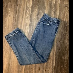 Lands End High Waisted straight leg jeans